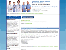 Tablet Screenshot of medical-billing-schools.net